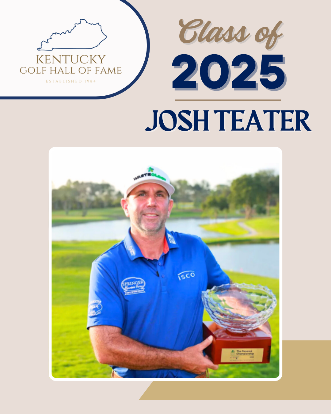 Josh Teater - Class of 2025 Golf Hall of Fame