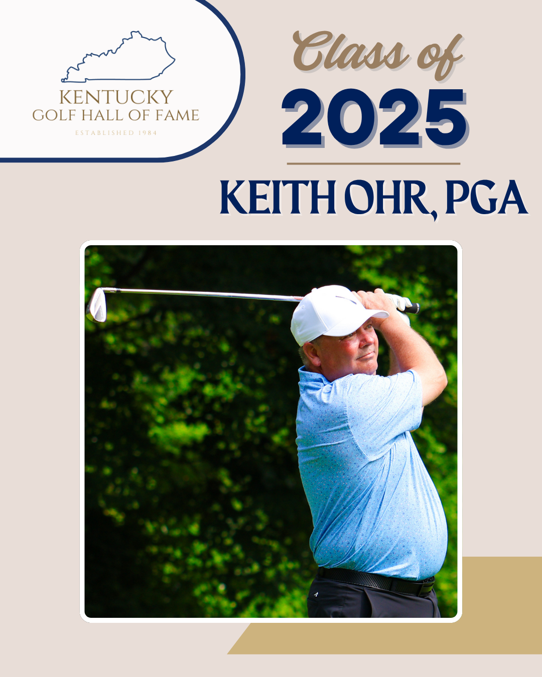 Keith Ohr - Class of 2025 Golf Hall of Fame